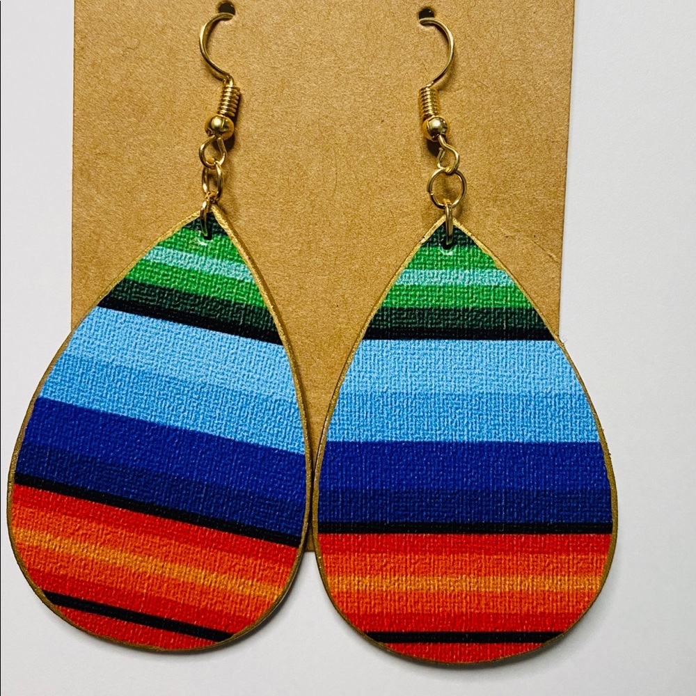 Serape inspired earrings